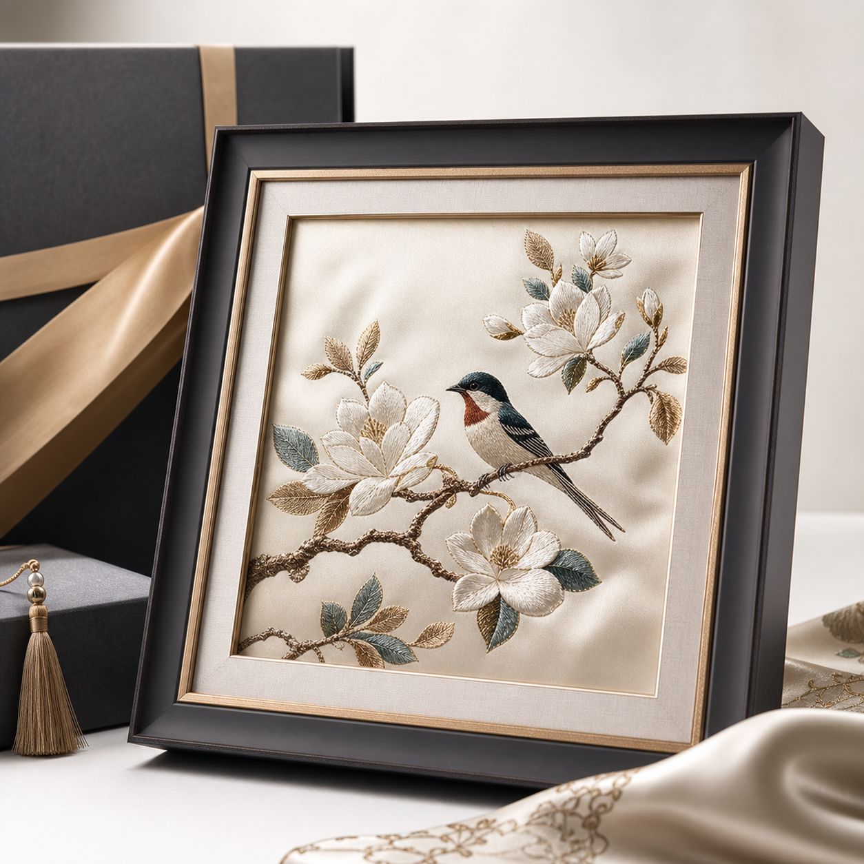 Embroidery Ground Silk